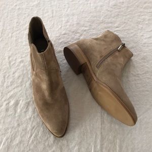 ITALEAU booties waterproof suede 8.5